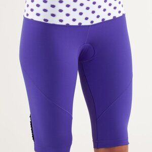 LULULEMON ~ PRESTA PADDED SHORTS ~ 12 ~ BIKE / SPIN ~ BRUISED BERRY / HIGH NOON